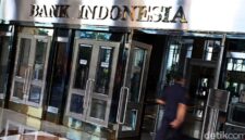 Tampak gedung Bank Indonesia di Jakarta yang menjadi pusat pengambilan kebijakan stabilisasi nilai tukar rupiah.