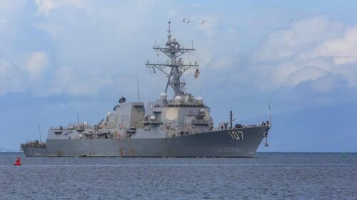 Foto: Ilustrasi kapal perang AS (REUTERS/Andrea De Silva Purchase Licensing Rights)
