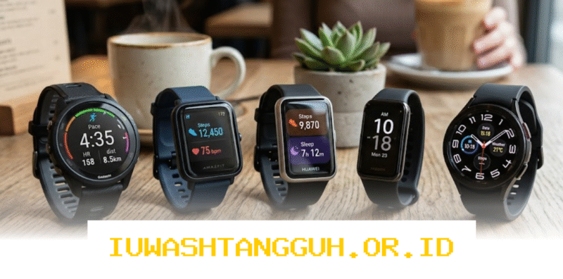 Perbandingan smartwatch olahraga 2026 dengan fokus pada fitur GPS dan daya tahan baterai.