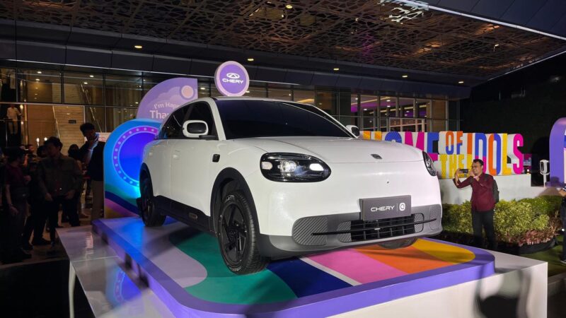 Chery Q hadir sebagai mobil listrik compact dengan desain modern, kabin lega, dan fitur canggih untuk mendukung mobilitas urban. (Foto : Liputan6.com/Septian Pamungkas)