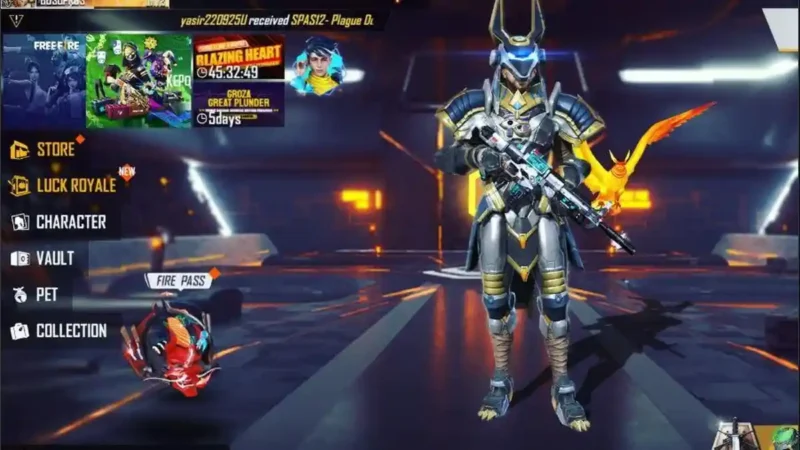 Kode Redeem FF Sultan. /Garena