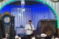 Wali Kota Sungai Penuh Alfin menyampaikan pengumuman bantuan sapi kurban Presiden Prabowo Subianto menjelang Iduladha 2026.