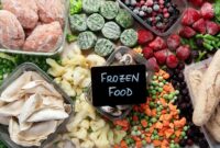 Berbagai jenis frozen food mulai dari sayuran, buah, hingga daging yang siap disimpan dan diolah