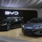 Pengunjung mencoba kendaraan listrik BYD dalam ajang Tech Culture Fest 2026 di GBK Senayan, Jakarta.(Foto: Dok. BYD Motor Indonesia)