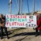 Ilustrasi. aktivis Global Sumud Flotilla (Foto: AFP/CLEMENT MAHOUDEAU)
