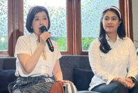 Grace Natalie menyampaikan klarifikasi soal unggahan video ceramah Jusuf Kalla dalam konferensi pers di Jakarta.