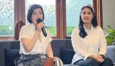 Grace Natalie menyampaikan klarifikasi soal unggahan video ceramah Jusuf Kalla dalam konferensi pers di Jakarta.