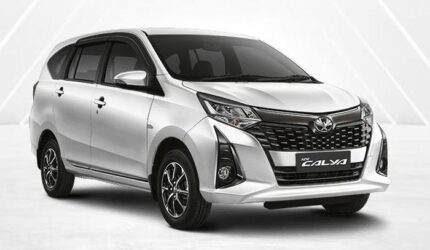 Toyota Calya terbaru tampilan eksterior dengan desain modern dan sporty