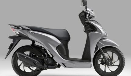 Honda Dio 110 2026 warna Matt Techno Silver Metallic skutik irit 55 km per liter