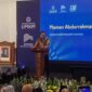Menteri UMKM Maman Abdurrahman saat soft launching SAPA UMKM di Kantor Kementerian PPN/Bappenas, Jakarta, Kamis (21/5/2026).