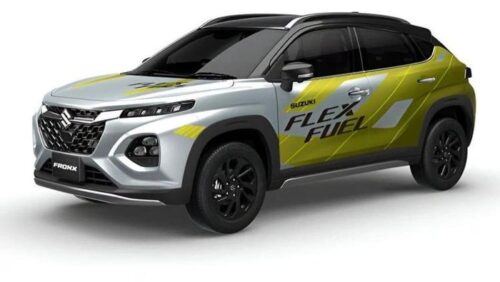 Suzuki Fronx E100 dipersiapkan meluncur di India sebagai mobil berbahan bakar etanol 100 persen.(Foto: Indianautosblog)