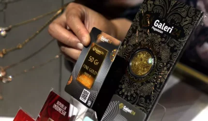 Harga emas Antam UBS Galeri 24 di Pegadaian hari ini turun