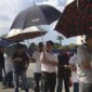 Ribuan pencari kerja mengantre panjang hingga hampir 2 kilometer saat mengikuti wawancara terbuka perusahaan semikonduktor di Malaka, Malaysia.(Foto : Ilustrasi CNN Indonesia/Hanna Azarya).