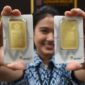 Ilustrasi emas batangan Antam. Harga emas Antam pada 7 Juni 2026 tercatat stabil.(Foto : ANTARA /Indrianto Eko Suwarso/Spt)
