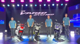 New Honda Vario 160 Evo 2026 hadir dengan desain sporty dan pilihan warna terbaru.(Foto : kompas.com/adityo)
