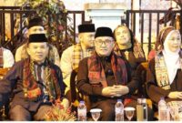 Wali Kota Sungai Penuh Alfin, S.H., menghadiri malam pergelaran seni budaya Kenduri Sko Enam Luhah 2026.( Foto : Diskominfosta Sungai Penuh)