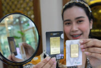 Harga emas Pegadaian terbaru 4 Juni 2026 Antam UBS Galeri24( Foto : Bloomberg Technoz/Andrean Kristianto)