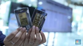 Pergerakan harga emas Pegadaian hari ini menunjukkan UBS dan Galeri24 naik, sementara Antam stagnan pada Selasa (23/6/2026).(foto ; CNBC Indonesia/Trisusilo)