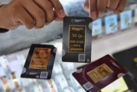 Harga emas Pegadaian hari ini menunjukkan Antam sebagai yang tertinggi dibanding UBS dan Galeri24.(Foto : Liputan6.com/Angga Yuniar)
