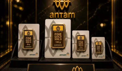 Harga emas Antam hari ini naik di Logam Mulia