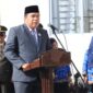 Ketua DPRD Sungai Penuh Hutri Randa mengikuti Upacara Hari Lahir Pancasila 2026 di Sungai Penuh.