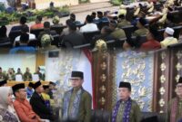Hardizal menghadiri Rapat Paripurna Istimewa HUT ke-80 Pemerintah Kota Jambi, Selasa (2/6/2026).