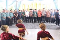 Wakil Ketua II DPRD Kota Sungai Penuh Emrizal menghadiri Sosialisasi Akbar Pencegahan Radikalisme dan Perundungan di Sungai Penuh.