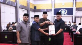 DPRD Kota Sungai Penuh menggelar Rapat Paripurna I Masa Persidangan III Tahun 2026 di ruang rapat utama DPRD, Jumat (26/6)
