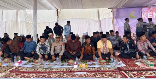 Ketua DPRD Kota Sungai Penuh Hutri Randa menghadiri Festival Kenduri Sko Lima Desa di Tanjung Pauh Mudik, Kerinci, Minggu (5/7/2026).