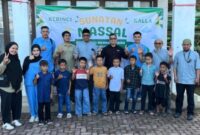 Puluhan anak mengikuti Sunatan Massal Gratis yang digelar PT Kerinci Merangin Hidro di kawasan PLTA sebagai bagian dari program CSR perusahaan.