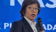 Wakil Kepala BGN Agustina Arumsari mengungkap temuan SPPG yang memiliki dua rekening virtual saat konferensi pers di Jakarta.(Foto : CNN Indonesia/ Dela Naufalia)
