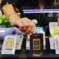 Harga emas Pegadaian dari Galeri24, Antam, dan UBS kompak naik pada Senin, 17 Agustus 2026.(Foto : Liputan6.com/Angga Yuniar)