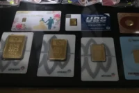 Harga emas Antam, Galeri24, dan UBS di Pegadaian kembali turun pada Sabtu (29/8/2026).(Foto : Liputan6.com/Angga Yuniar)