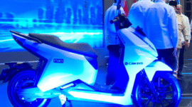 Program Molinas ditargetkan mendorong industri motor listrik nasional dan menciptakan nilai ekonomi Rp150 triliun.(FOTO : TANGKAPAN LAYAR YOUTUBE SEKRETARIAT PRESIDEN)