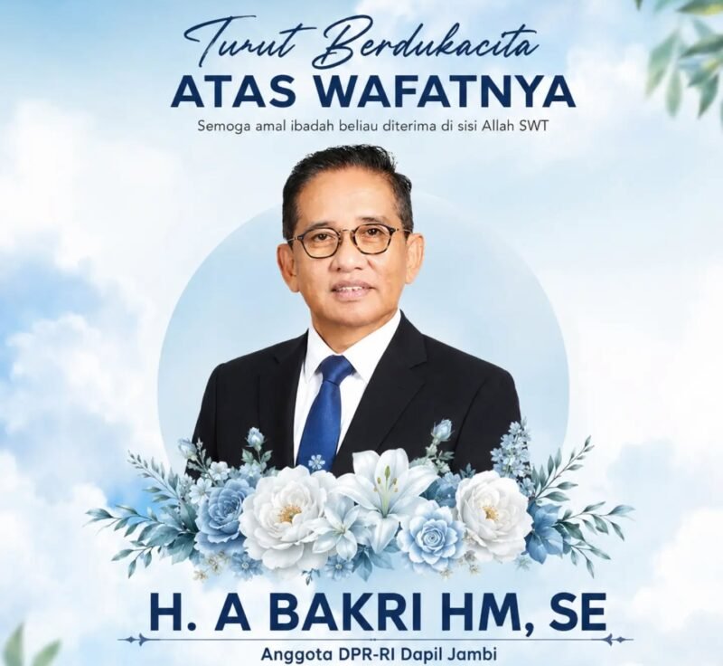 DPRD Kota Sungai Penuh menyampaikan duka cita atas wafatnya H. A. Bakri HM, SE. ( Foto DPRD Sungai Penuh)