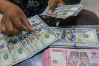 Rupiah diprediksi melemah terhadap dolar AS pada perdagangan Jumat, 14 Agustus 2026.(Foto : Bisnis/Himawan L Nugraha)
