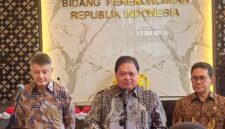Airlangga Hartarto saat memberikan keterangan di Jakarta.(Foto: Ilyas Fadilah/detikcom)
