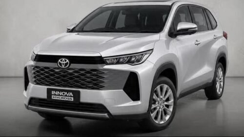 Toyota Innova Hycross facelift diperkirakan membawa desain eksterior baru yang lebih agresif.(Foto: Autocar India/Detik.com)