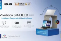 ASUS Vivobook S14 OLED (S3407AA) hadir dengan desain tipis dan ringan untuk mendukung aktivitas saat travelling. (Foto: dok. Istimewa/kumparan.com)