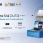 ASUS Vivobook S14 OLED (S3407AA) hadir dengan desain tipis dan ringan untuk mendukung aktivitas saat travelling. (Foto: dok. Istimewa/kumparan.com)