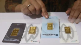 Harga emas Antam mengalami penurunan pada perdagangan Rabu (9/9/2026).(Foto : Liputan6.com/Angga Yuniar)