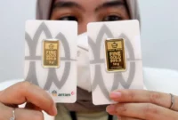 Harga emas Antam dan buyback Selasa 15 September 2026.(Foto : KONTAN/Carolus Agus Waluyo)