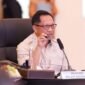 Mendagri Muhammad Tito Karnavian saat membahas strategi mendorong pertumbuhan ekonomi daerah.(Foto : Kemendagri)
