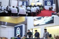Ketua DPRD Kota Sungai Penuh Hutri Randa memimpin rapat kerja gabungan pembahasan perubahan KUA dan PPAS Tahun Anggaran 2026.(Foto : Humas Dprd Kota Sungai Penuh)
