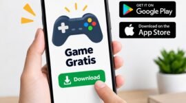 Pengguna perlu memilih platform resmi saat download game gratis di HP untuk menjaga keamanan perangkat dan data pribadi.( Foto : ilustrasi AI)