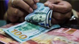 Dolar AS melemah terhadap rupiah pada perdagangan Jumat (4/9/2026) ke level Rp17.631.(Ilustrasi/Foto: Andhika Prasetia/detikFoto)