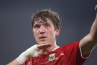 Ole Romeny mencetak gol Timnas Indonesia. (Foto: Rifkianto Nugroho/detikFoto)