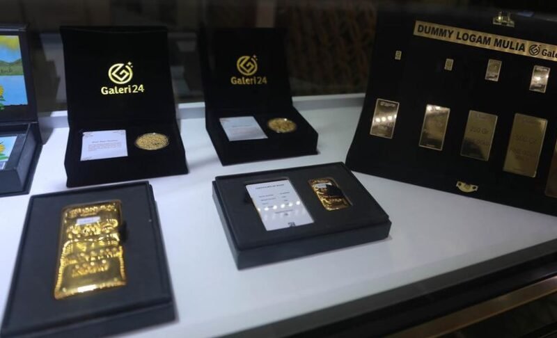 Harga emas Galeri 24, Antam, dan UBS di Pegadaian pada 10 September 2026.(Foto : CNBC Indonesia/Muhammad Sabki)