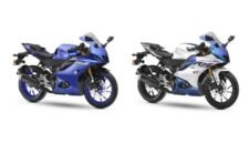 Yamaha R15 V4 Quickshifter mendapat pilihan warna Racing Blue dan Matte Pearl White di pasar India.(Foto : Yamaha/detik.com)
