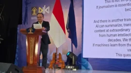 Komaruddin Hidayat mendorong negara-negara ASEAN memperkuat perlindungan karya jurnalistik di era AI dan platform digital.(Foto: Istimewa/liputan6.com).